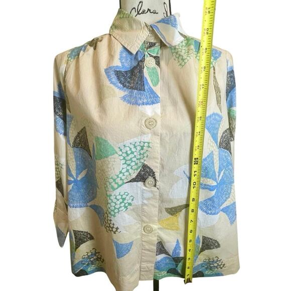 MAISA COPENHAGEN IDAKAI SHIRT COTTON SZ XS BUTTON UP VERSATILE LOOSELY STYLISH - Picture 11 of 16